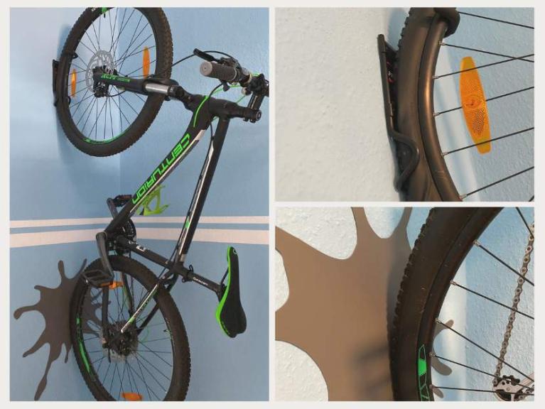 Fahrrad-Wandhalterung: Schmutzschutz für Bike-Liebhaber